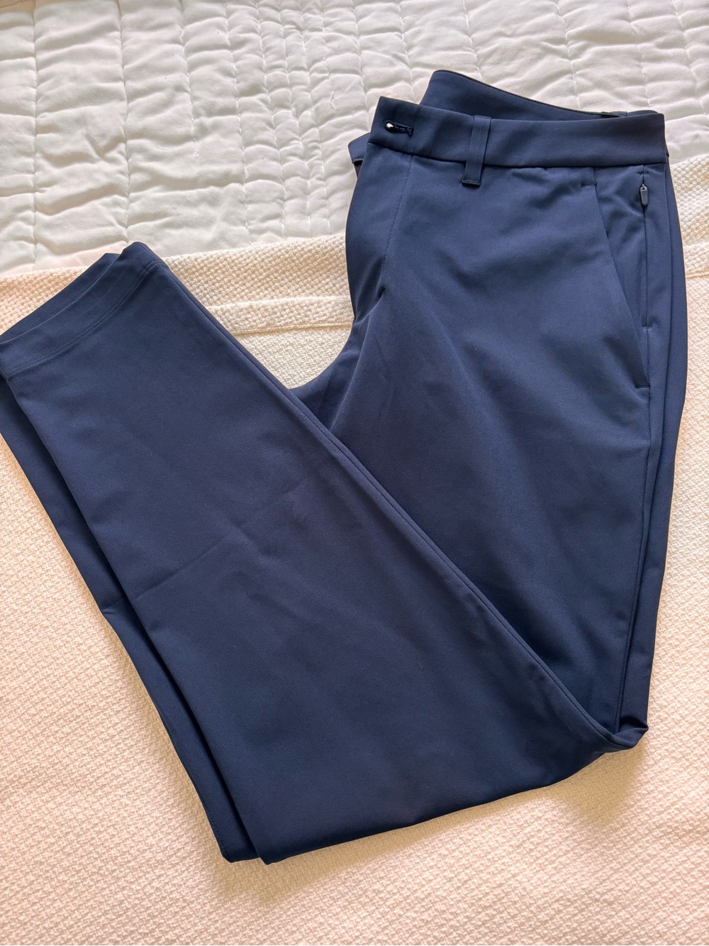Lululemon ABC Slim-Fit Trouser Pants Navy Blue Sz 32